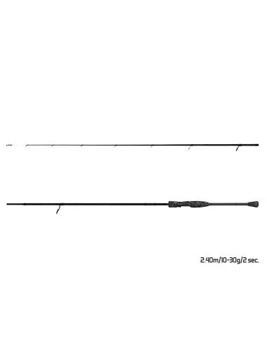 Delphin BANG Darx 240cm 10-30g Barsch Zander Spinnrute Black Edition-Ruten-JJ-Fishing