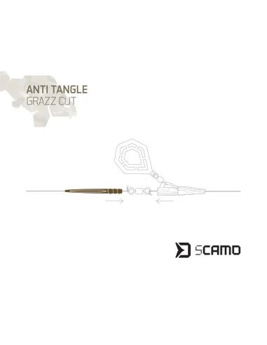 Delphin sCAMO Anti Tangle Sleeve GRAZZ Cut 10 Stück 55mm Länge Anpassbar-Method Feeder-JJ-Fishing