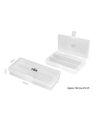 Delphin TBX One 214-3P 214x113x41mm Raubfisch Köder Box Kunstköderbox Kunstköder-Tackle & Co-JJ-Fishing