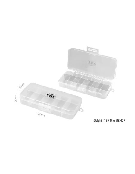 Delphin TBX One 132-10P 132x65x25mm Raubfisch Köder Box Kunstköderbox Kunstköder-Tackle & Co-JJ-Fishing