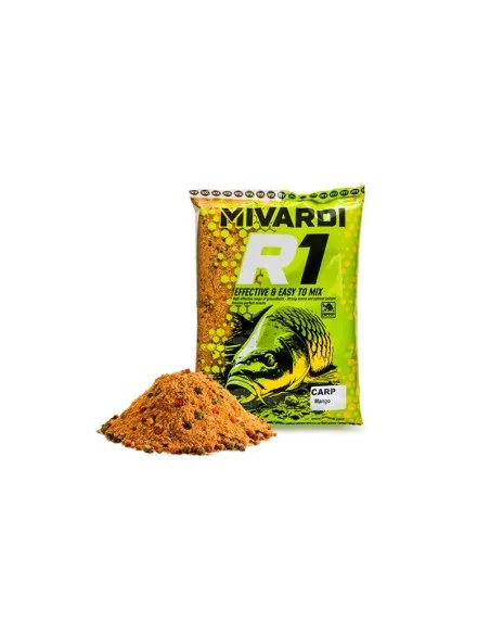Mivardi R1 CARP Mango 1,4Kg Groundbait Competition 1400g Edition Wettkampf Staubfutter Grundfutter-Köder-JJ-Fishing