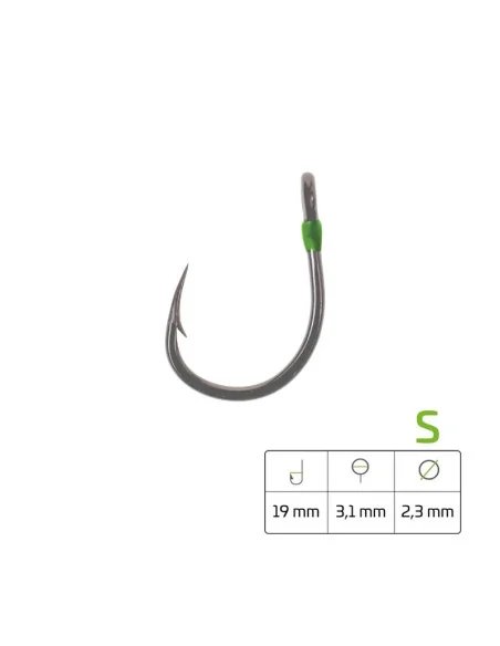 Zeck Wels Mr. Waller Hook S 4 Stück PTFE Beschitung Super Stabil Wels Angelhaken-Hook & Co-JJ-Fishing