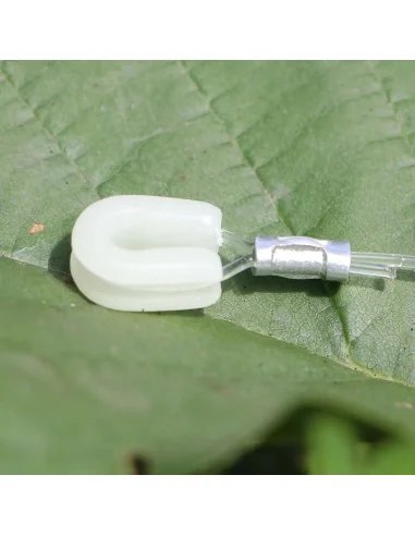 Zeck Wels Mono Loop Thimble 10 Stück Leader Tragkrafterhaltung Wels Montagebau-Endtackle-JJ-Fishing