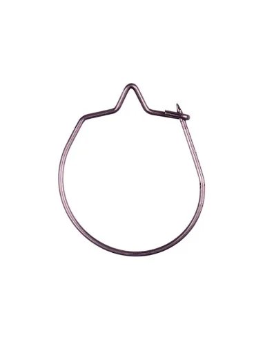 Zeck Wels Worm Clip Hair-Rig 17 mm 5 Stück Edelstahl Spange für Wurmbündel