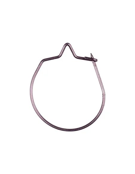 Zeck Wels Worm Clip Hair-Rig 17 mm 5 Stück Edelstahl Spange für Wurmbündel