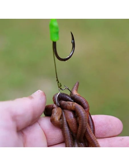 Zeck Wels Worm Clip Hair-Rig 17 mm 5 Stück Edelstahl Spange für Wurmbündel