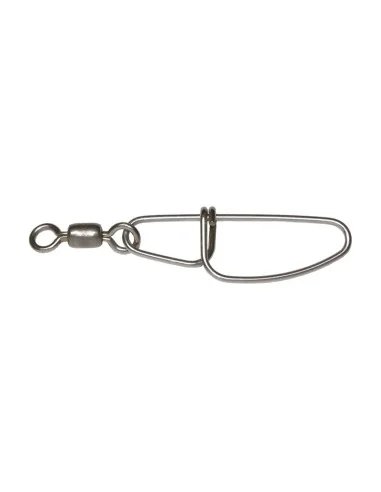 Zeck Wels Stainless Steel Swivel + Snap 114kg 3 Stück Wels Angelwirbel mit Karabiner Stabil & Sicher-Endtackle-JJ-Fishing
