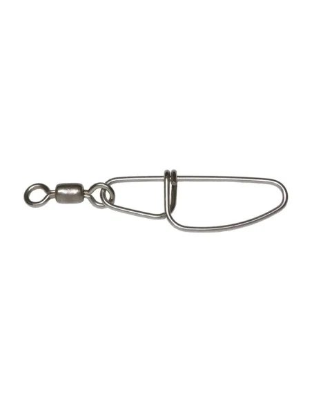 Zeck Wels Stainless Steel Swivel + Snap 114kg 3 Stück Wels Angelwirbel mit Karabiner Stabil & Sicher-Endtackle-JJ-Fishing