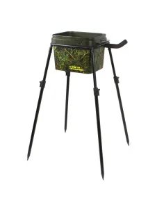 Carp Academy Spod Station mit Rutenablage und Trtansporttasche Futterkübel Halterung mit Teleskopbeine-Tackle & Co-JJ-Fishing 2