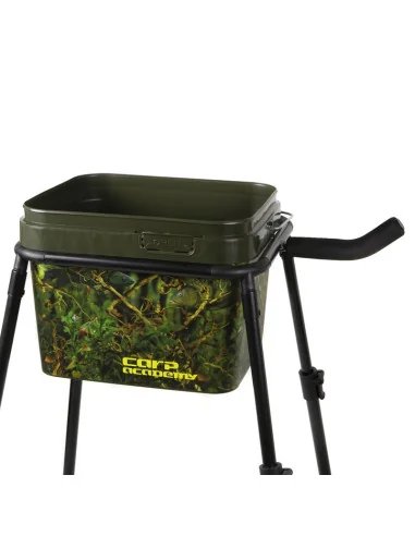 Carp Academy Spod Station mit Rutenablage und Trtansporttasche Futterkübel Halterung mit Teleskopbeine
