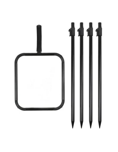 Carp Academy Spod Station mit Rutenablage und Trtansporttasche Futterkübel Halterung mit Teleskopbeine-Tackle & Co-JJ-Fishing