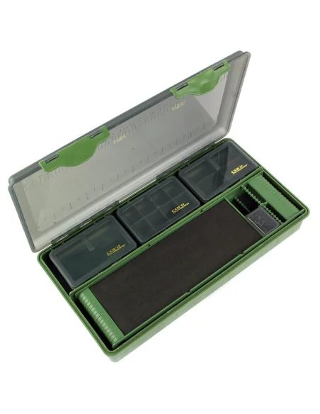 Carp Academy Carp Tackle Box L All-In-One  Green End Tackle Box