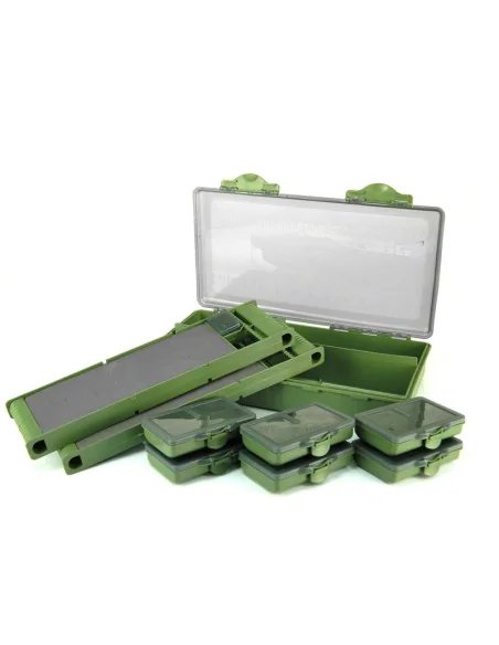 Carp Academy Carp Tackle Box L All-In-One  Green End Tackle Box