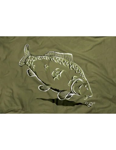 Delphin T-Shirt „Catch Me“ - Green mit Karpfen-Hoodie, Shirts, Jacken & Co-JJ-Fishing