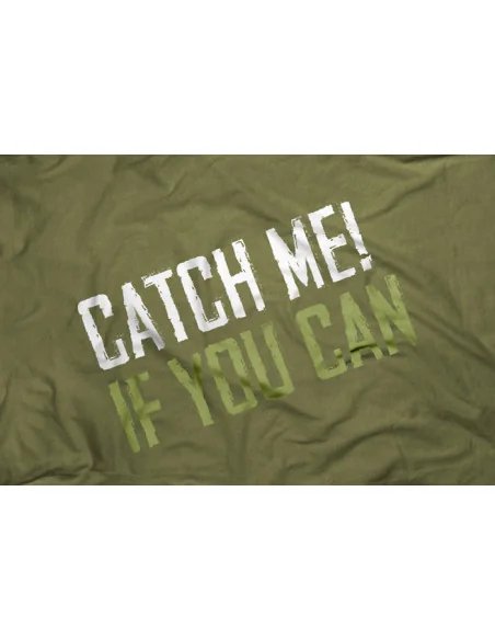 Delphin T-shirt "Catch Me" - Green with carp-Hoodie, Shirts, Jackets & Co-JJ-Fishing