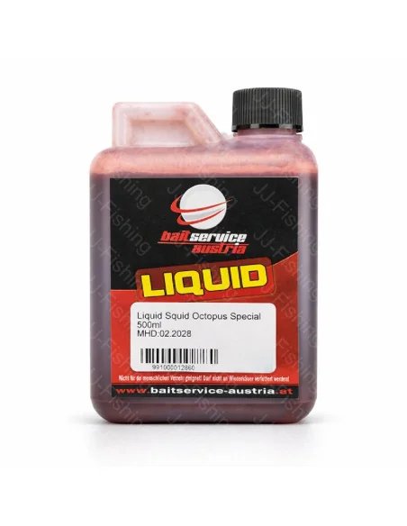 BSA Liquid Squid Octopus 500g Kanister PVA Friendly Extra Intensiv Baitservice Austria-Liquids-JJ-Fishing