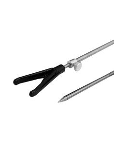 Delphin Steel Telescopic Bankstick Front 50-90cm Edelstahl mit Rutenauflage-Rod Pod´s, Banksticks & Buzzerbars-JJ-Fishing