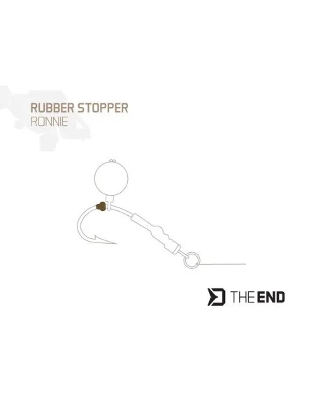 Delphin TheEND Ronnie Gummistopper 20 Stück Hook Beads Hakenstopper