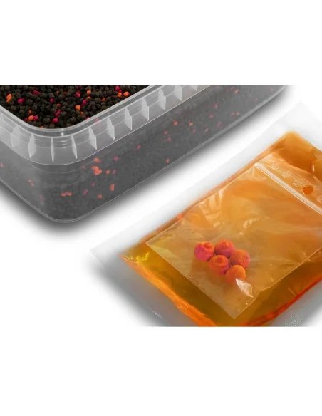 Delphin Reaxe Mango & Pfirsich READY&GO 400g Pellet Box mit Liquid und Wafter