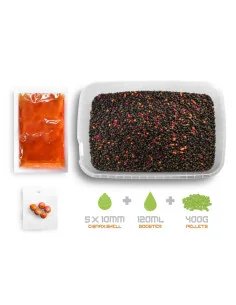 Delphin Reaxe Mango & Pfirsich READY&GO 400g Pellet Box mit Liquid und Wafter 2