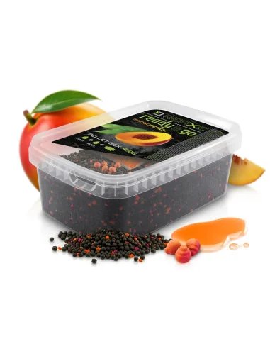 Delphin Reaxe Mango & Pfirsich READY&GO 400g Pellet Box mit Liquid und Wafter