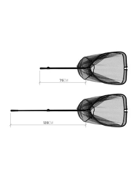 Folding landing net Delphin HALFER - Perfekt für Spinnangler