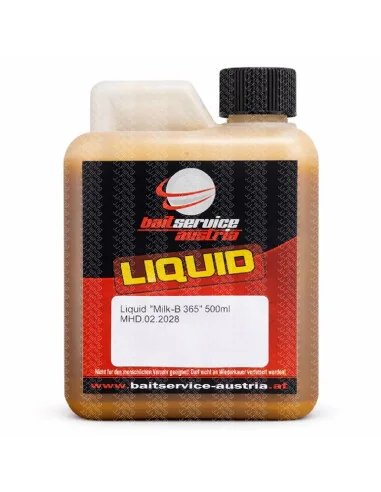 BSA Liquid Milk-B 500g Kanister PVA Friendly Extra Intensiv Baitservice Austria-Liquids-JJ-Fishing