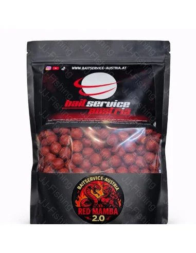 BSA Premium Range Red Mamba 2.0 24mm Boilie 1Kg Baitservice Austria