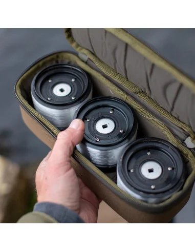 Korda Compac Spool Case Wide Ersatzspulen Angeltasche Angelrollen Spulen Tasche