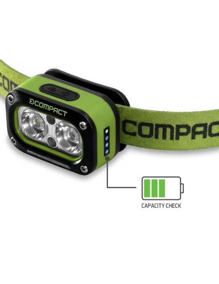 Delphin COMPACT 120lm 1200mAh Kopflampe Grün Stirnlampe-Kopflampen-JJ-Fishing