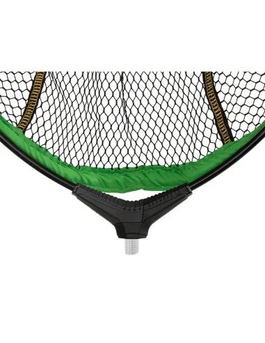 Delphin REAXE FloateR FoldROUND 50x40cm Gummiert Faltbarer Unterfang Kescherkopf Angelkescher-Kescher & Kescherzubehör-JJ-Fis...