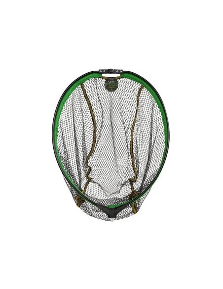 Delphin REAXE FloateR FoldROUND 50x40cm Gummiert Faltbarer Unterfang Kescherkopf Angelkescher-Kescher & Kescherzubehör-JJ-Fis...