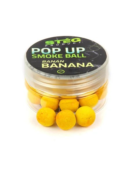 Steg Pop Up Smoke Ball Banana 12mm 10g Method Feeder Köder Auftreibend-Pop Up´s-JJ-Fishing
