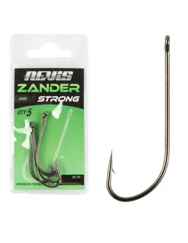 Nevis Zander Strong Gr.1/0 Deadbait Angelhaken Ultra Strong 5 Stück
