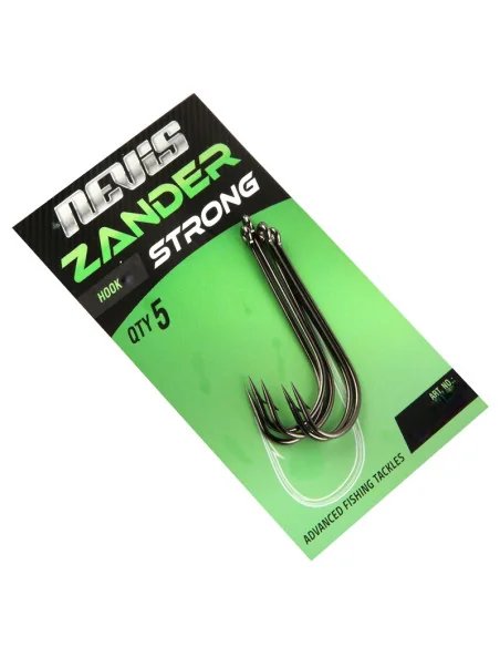 Nevis Zander Strong Gr.2 Deadbait Angelhaken Ultra Strong 5 Stück-Hook & Co-JJ-Fishing