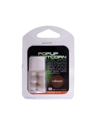 Nevis Pop Up Extra Mais Schokolade Weiß Maisimitat Fake Bait in Dip-Fake Baits-JJ-Fishing
