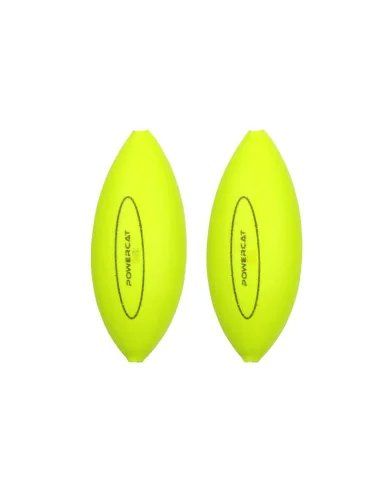 Nevis PowerCat Micro U-Float 1,5g 2 Stück Fluo Gelb Wels Montage Auftriebskörper-Blei-JJ-Fishing