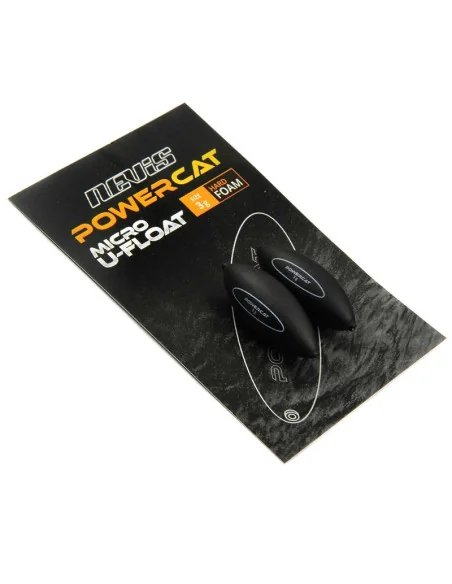 Nevis PowerCat Micro U-Float 3g 2 Stück Schwarz Wels Montage Auftriebskörper