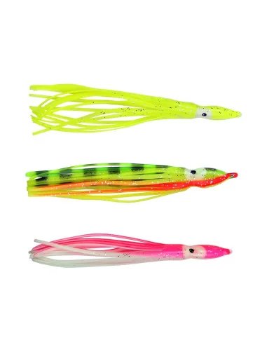 Nevis PowerCat Oktopus-Teaser 15cm 3 Stück Wels Spezialköder Wallerklopfen-Raubfischangeln - Spin fishing-JJ-Fishing