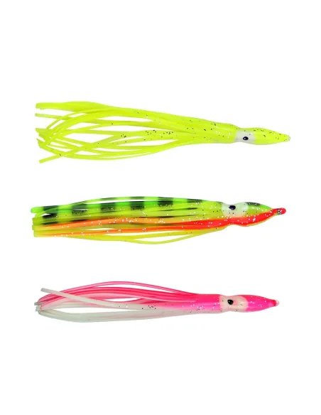 Nevis PowerCat Oktopus-Teaser 15cm 3 Stück Wels Spezialköder Wallerklopfen-Raubfischangeln - Spin fishing-JJ-Fishing
