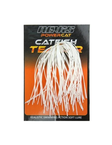 Nevis PowerCat Catfish Teaser Weiß 1 Stück Wels Spezialköder Wallerklopfen-Raubfischangeln - Spin fishing-JJ-Fishing