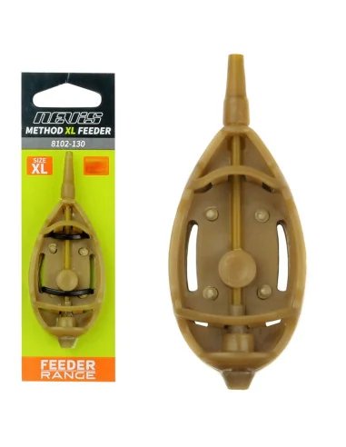 Nevis Method Feeder XL Flat 40g Karpfen Futterkorb Long Distance