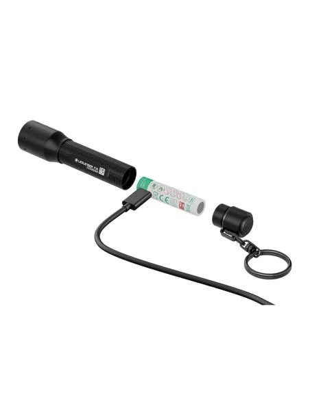 LedLenser P3R Zoom 200 Lumen Taschenlampe Schlüsselanhänger Wasserdicht-Beleuchtung-JJ-Fishing