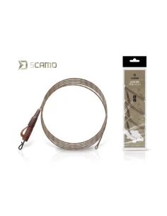 Delphin sCAMO Leadcore 3 Stück Leader mit Quick Change Swivel 1m WOODZ-Leader & Leadcore-JJ-Fishing