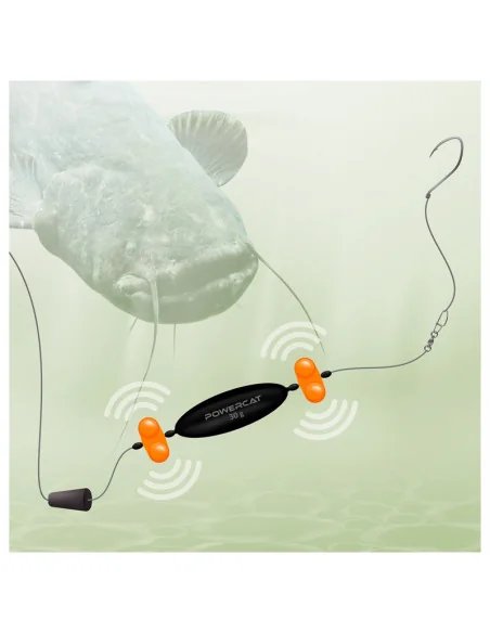Nevis Cat Sound Ball Doppelrassel Welsangeln Orange 5 Stück-Welsangeln - Catfish fishing-JJ-Fishing
