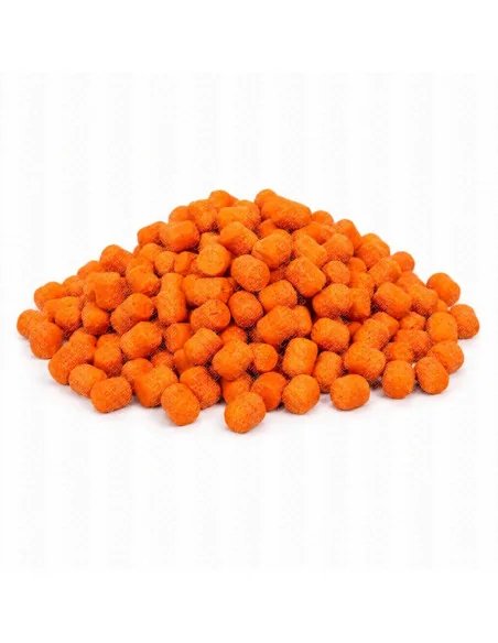 Dudi Bait Feeder Orange Choco Krill Smoke Wafters 6+8 mm Dumbell Method Feeder 40g 4x World Winner-Köder-JJ-Fishing