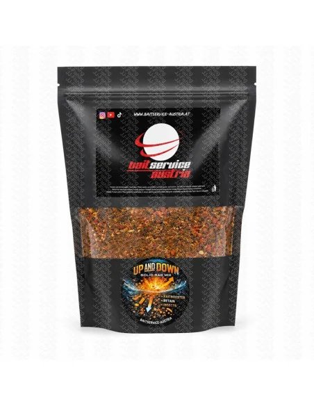 BSA Solid Bag Mic ROT PVA Stick Mix Up and Down Edition 1,5Kg mit Liquid Bait Service Austria-Groundbait & Partikelfutter-JJ-...