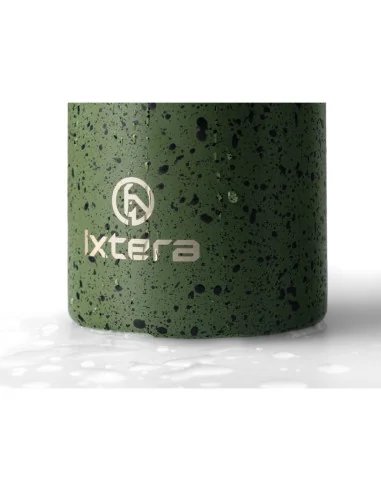 Delphin Ixtera WaTANK Metall Wasserflasche 700ml mit Befestigungs Karabiener Outdoor-Outdoor-JJ-Fishing