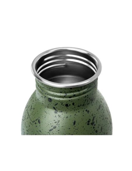 Delphin Ixtera WaTANK Metall Wasserflasche 700ml mit Befestigungs Karabiener Outdoor-Outdoor-JJ-Fishing