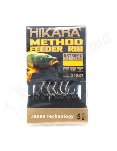 Traper Hikara Method Feeder Rig - Extreme Bayonet 8/0,24-Endtackle-JJ-Fishing